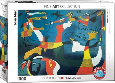 Puzzle Eurographics Jaskółka miłości Joan Miró 1000 elementów (628136608596)