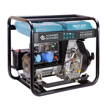 Генератор Konner & Sohnen дизельний 4-х тактний KS 6100HDE 5/5,5кВт KS 6100HDE