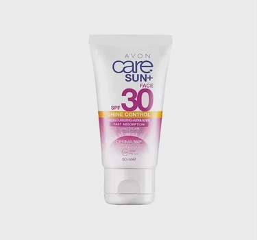 Сонцезахисний крем для обличчя Avon Блиск-контроль SPF30 30 мл