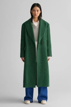 Жіноче зелене пальто WOOL BLEND OVERCOAT Gant S 4751104