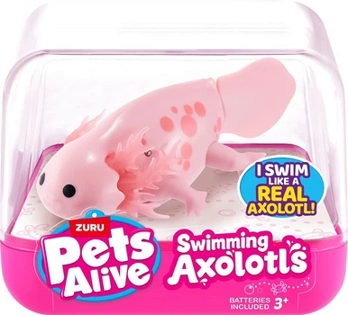 Інтерактивна іграшка Zuru Pets Alive S1 Аксолотль Рожевий 9556A (4894680046061)