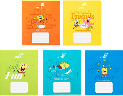 Набор тетрадей Kite SpongeBob SquarePants 18 листов в клетку 10 шт (SB26-236/10)