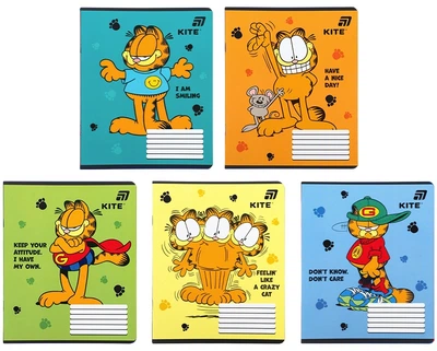Набор тетрадей Kite Garfield Retro Classic 12 листов в клетку 25 шт (GF26-232)