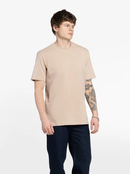 Футболка чоловіча бежева з бавовняго джерсі Arber T-SHIRT FF19 M зріст 4 бежевий (M13.04.16.611)
