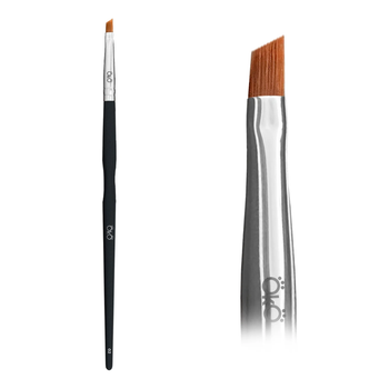 OkO LASH&BROW Пензлик міні скошений 2 BLACK EDITION
