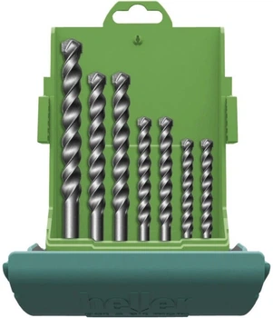 Komplet wierteł do kamienia muru Heller ProStone 4-12 mm 7 szt (4010159180375)