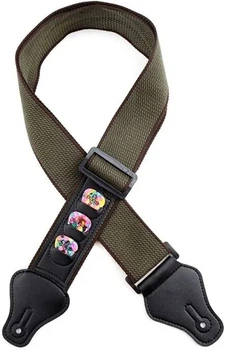Ремінь до гітари Alfabeto STRP3030-GR (Dark Green)