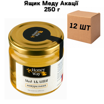 Ящик Меда Акации 250 г в ящике 12 шт