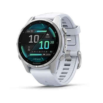 Смарт-годинник Garmin fenix 8 AMOLED (43 мм) сріблястий