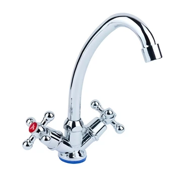Смеситель для кухни Aquatica QM-1B159C двухвентильный, хром (9783100)