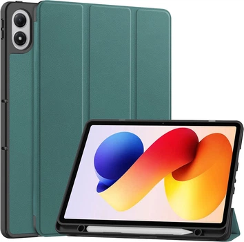 Чехол для планшета BeCover Flexible TPU Mate для Xiaomi Redmi Pad 2 Pro 12.1" с креплением для стилуса Dark Green (BC_715607)