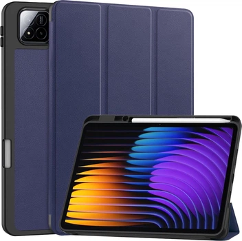 Чехол для планшета BeCover Flexible TPU Mate для Xiaomi Pad 8/8 Pro 11.2" с креплением для стилуса Deep Blue (BC_715624)