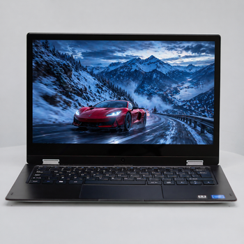 Ноутбук-планшет 13,3" Medion (Lenovo Group) E3221 | IPS (1920x1080) FullHD | Intel | RAM DDR4 4 ГБ | SSD 128 ГБ + eMMc 64 ГБ | Сенсорний екран | Метал | АКБ до 8 годин | Win10 б/в (4941)