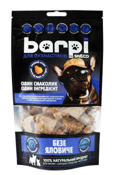 Хрусткі ласощі для собак Barpi «Безе яловиче» (вим'я) 100г