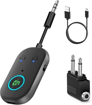 Bluetooth 5.3 адаптер TX/RX 2в1 для TV, авто, AUX, 2 навушники