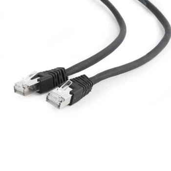 Патч-корд 2 м, S/STP, Black, Cablexpert, Cat.6a, Cu, LSZH (PP6A-LSZHCU-BK-2M)