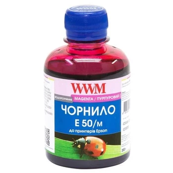 Чернила WWM Epson Stylus Photo Universal, Magenta, 200 мл, водорастворимые (E50/M)