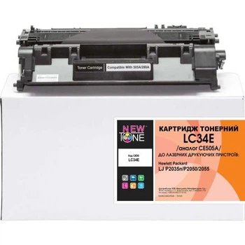 Картридж HP 05A (CE505A), Black, NewTone (LC34E)
