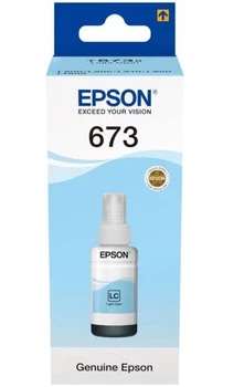 Чернила Epson 673, Light Cyan, 70 мл (C13T67354A)