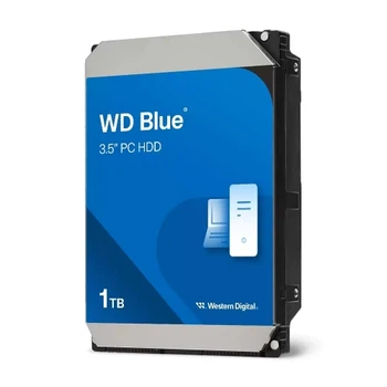 Жесткий диск 3.5" 1Tb Western Digital Blue, SATA3, 64 Мб, 5400 об/мин (WD10EARZ)