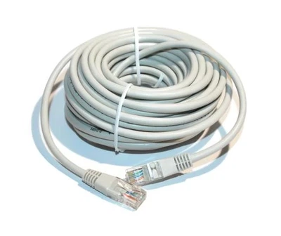 Патч-корд 10 м, UTP, Grey, Cablexpert, Cat.5e, CCA, PVC (PP12-10M)