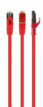 Патч-корд 10 м, S/STP, Red, Cablexpert, Cat.6a, Cu, LSZH (PP6A-LSZHCU-R-10M)