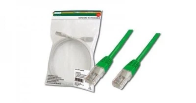 Патч-корд 0.5 м, UTP, Green, Digitus, Cat.5e, Cu, PVC (DK-1511-005/G)