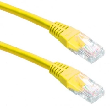 Патч-корд 5 м, UTP, Yellow, Cablexpert, Cat.5e, CCA, PVC (PP12-5M/Y)