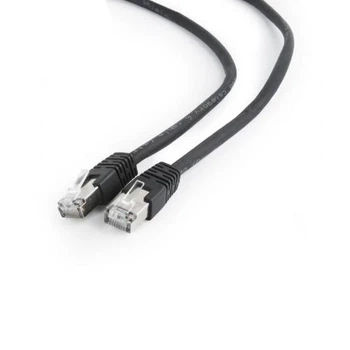Патч-корд 3 м, FTP, Black, Cablexpert, Cat.6, CCA, PVC (PP6-3M/BK)