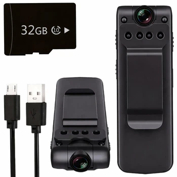 Мини видеокамера NO109-110 беспроводная с клипсой + подарок карта памяти 32 GB