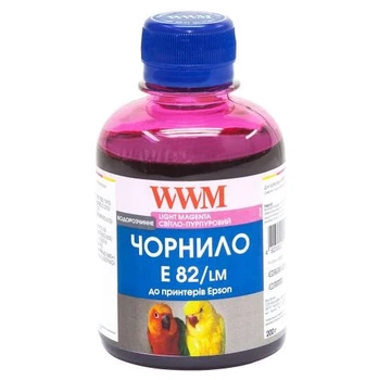 Чернила WWM Epson Stylus Photo P50, PX660, T50, TX650/700, R270/290, Light Magenta, 200 мл (E82/LM)