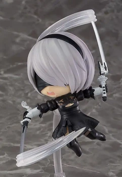 Коллекционная сборная подвижная фигурка из игры NieR:Automata, Нендороид 1475, Nendoroid 2В (10 см)