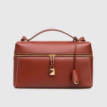Сумка женская Loro Piana Extra Bag L27, коричневая