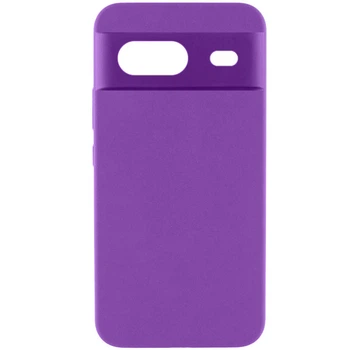 Противоударный чехол Silicone Cover Ummi Lakshmi Full Camera (AA) для Google Pixel 8a, фиолетовый / Purple