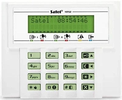 РК-маніпулятор Satel VERSA-LCD-GR Білий (5905033330870)
