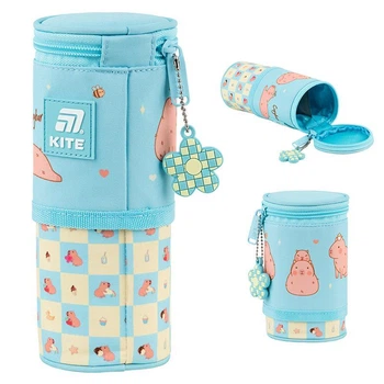 Пенал-тубус мягкий Kite K25-684-4, Capybara 1 отделение, подвеска