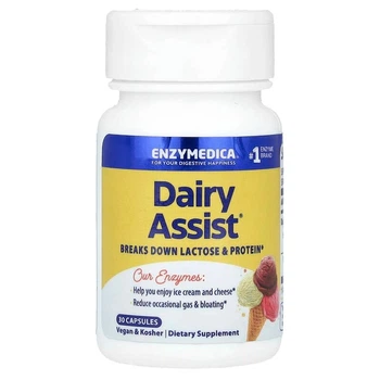 Ферменти для перетравлення лактози Enzymedica (DairyAssist) 30 капсул ENZ14050