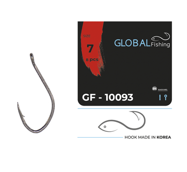 Крючок Global Fishing GF-10093 №7 8шт