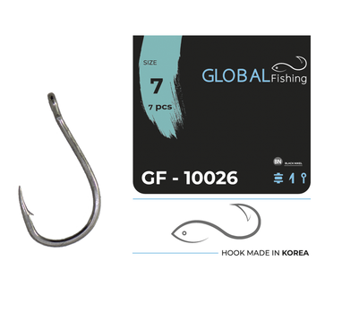 Крючок Global Fishing GF-10026 №7 7шт