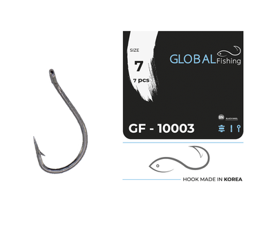Крючок Global Fishing GF-10003 №7 7шт