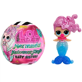 Лялька-сюрприз L.O.L. Surprise! Mermaids! Makeover Magic Baby Sisters Милі русалоньки-сестрички (598787)