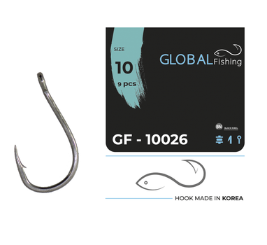 Крючок Global Fishing GF-10026 №10 9шт