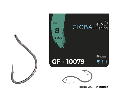 Крючок Global Fishing GF-10079 №8 10шт