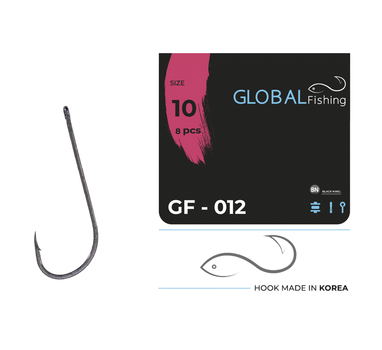 Крючок Global Fishing GF-1012 №10 8шт