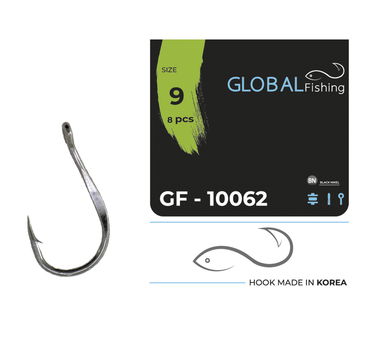 Крючок Global Fishing GF-10062 №9 8шт