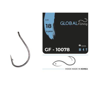 Крючок Global Fishing GF-10078 №18 12шт