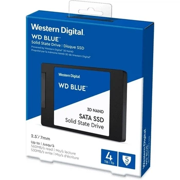 Накопитель SSD Western Digital Sata 2.5 4TB WD Blue (WDS400T3B0A