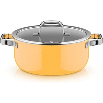 Жаровня 24 см зі скляною кришкою, жовтий Fusiontec Mineral Pro WMF