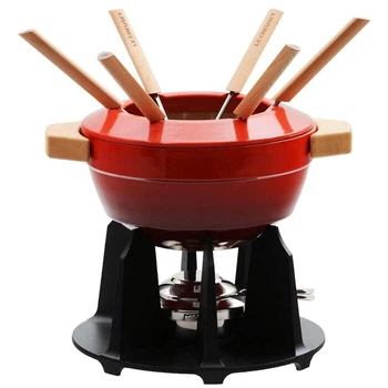 Набор для фондю, вишневый, 7 предметов Le Creuset