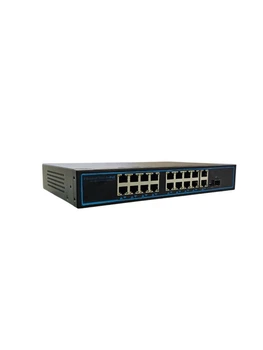 PoE-коммутатор U-tex UT-SF19P-250 16-портовый 10/100 Мбит/с 2 порта UPLINK 10/100/1000 Мбит/с